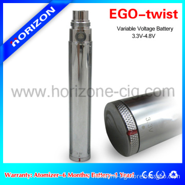 Hot-Selling Variable Voltage EGO Twist E Cigarette, Multi-Color EGO Twist Starter Kit